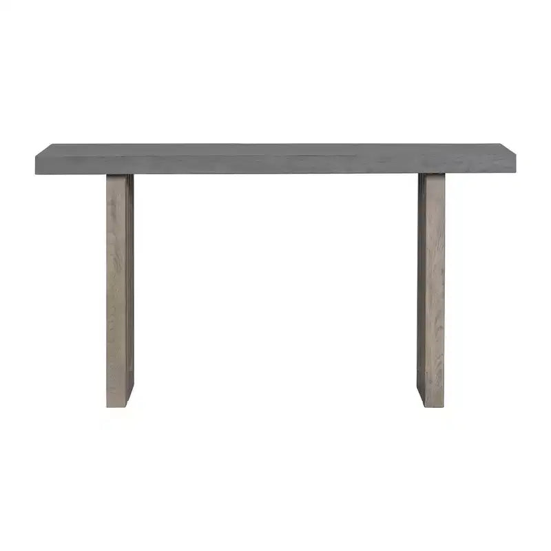 Tavolo Consolle – Nero / Grigio / Naturale / Blu Scuro, Stile Minimalista