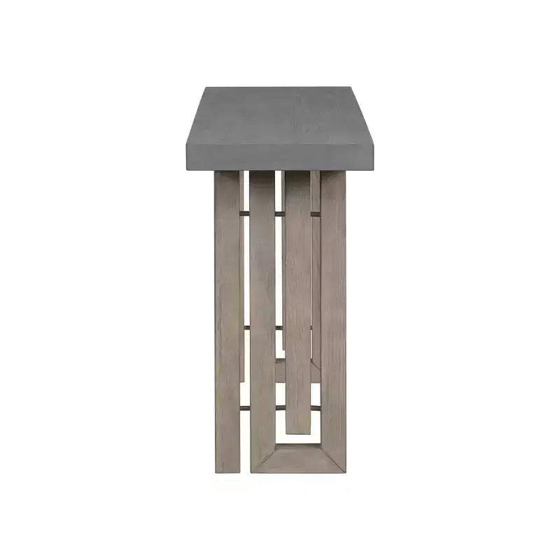 Tavolo Consolle – Nero / Grigio / Naturale / Blu Scuro, Stile Minimalista
