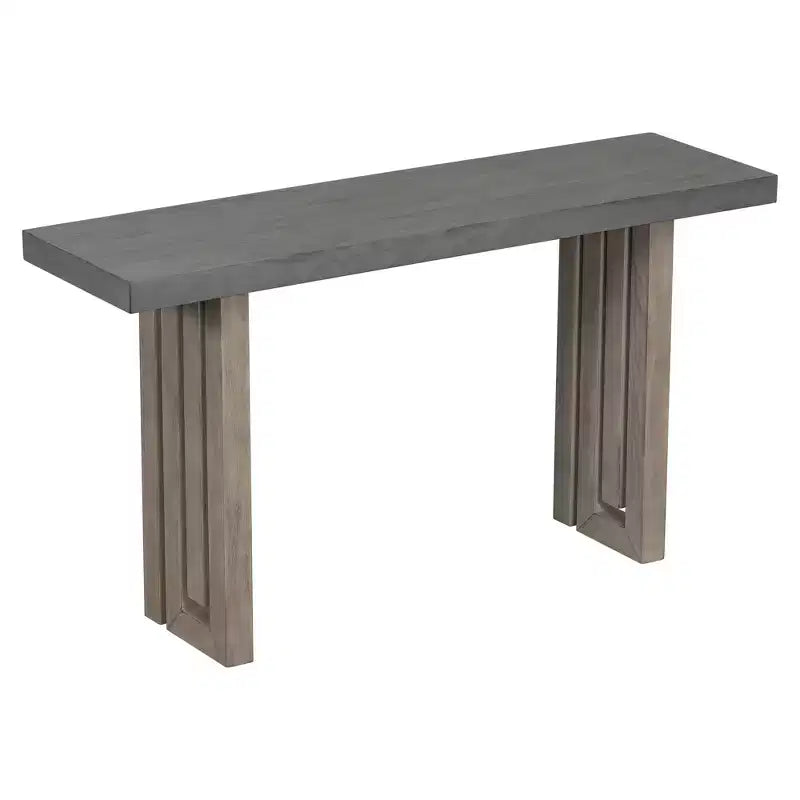 Tavolo Consolle – Nero / Grigio / Naturale / Blu Scuro, Stile Minimalista