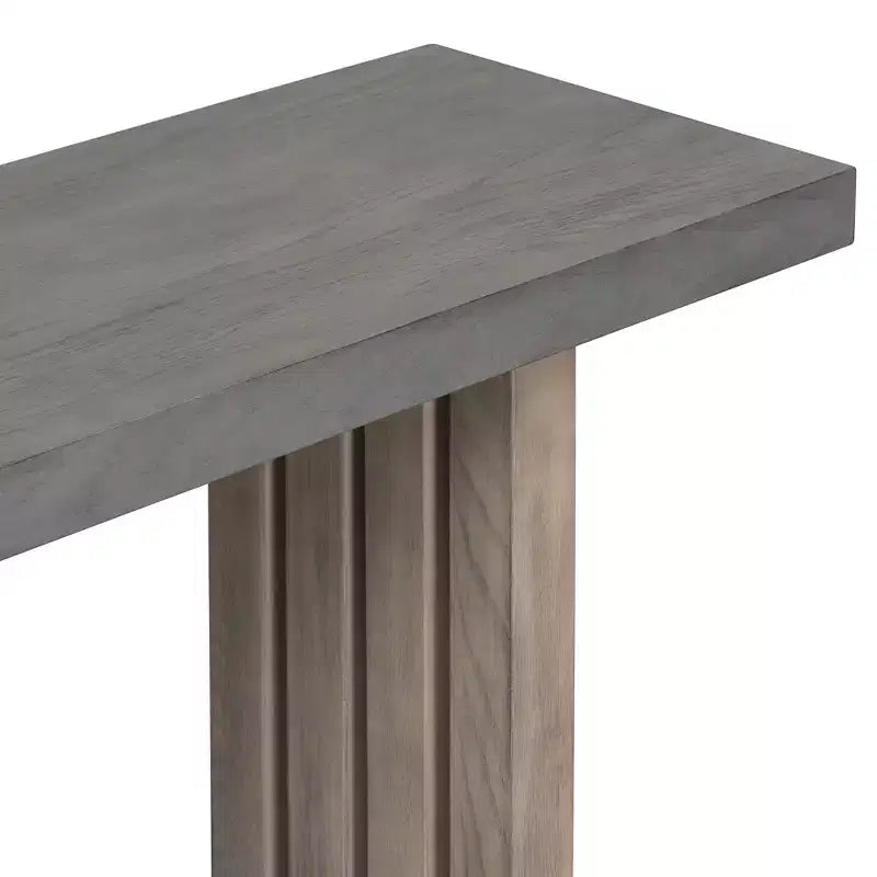 Tavolo Consolle – Nero / Grigio / Naturale / Blu Scuro, Stile Minimalista