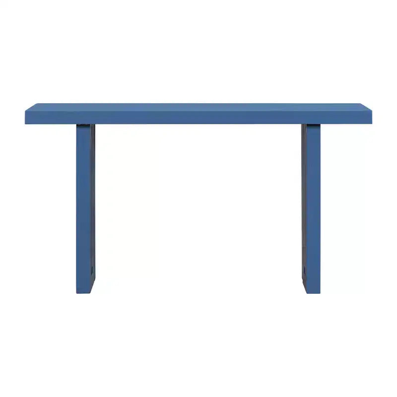 Tavolo Consolle – Nero / Grigio / Naturale / Blu Scuro, Stile Minimalista