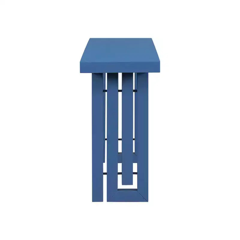 Tavolo Consolle – Nero / Grigio / Naturale / Blu Scuro, Stile Minimalista