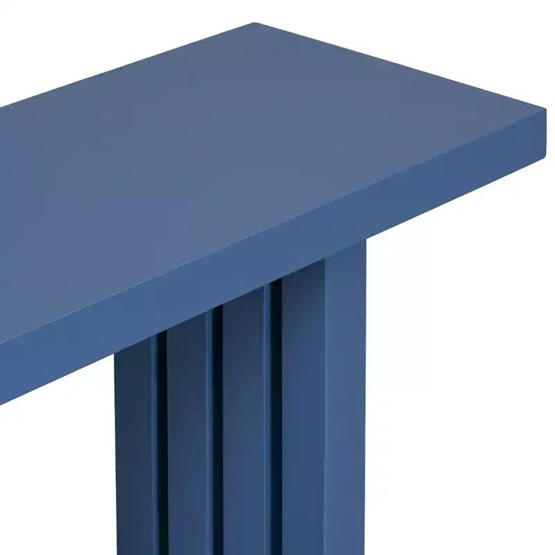 Tavolo Consolle – Nero / Grigio / Naturale / Blu Scuro, Stile Minimalista