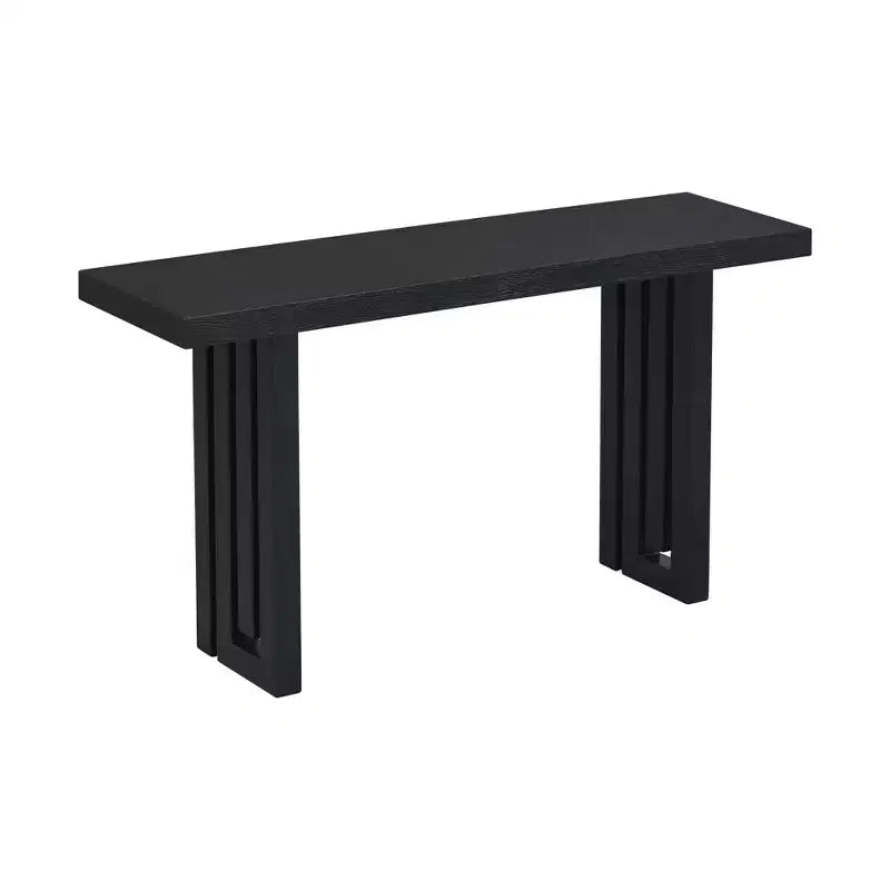 Tavolo Consolle – Nero / Grigio / Naturale / Blu Scuro, Stile Minimalista