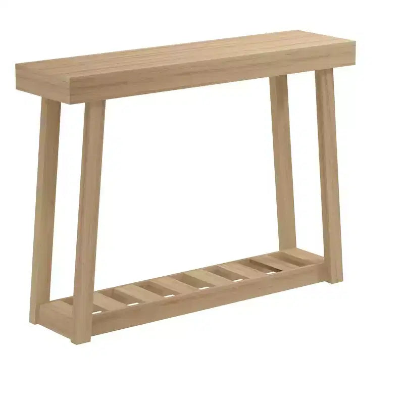 Consolle Amber Walnut & Oslo Oak con ripiano inferiore, 1 pezzo