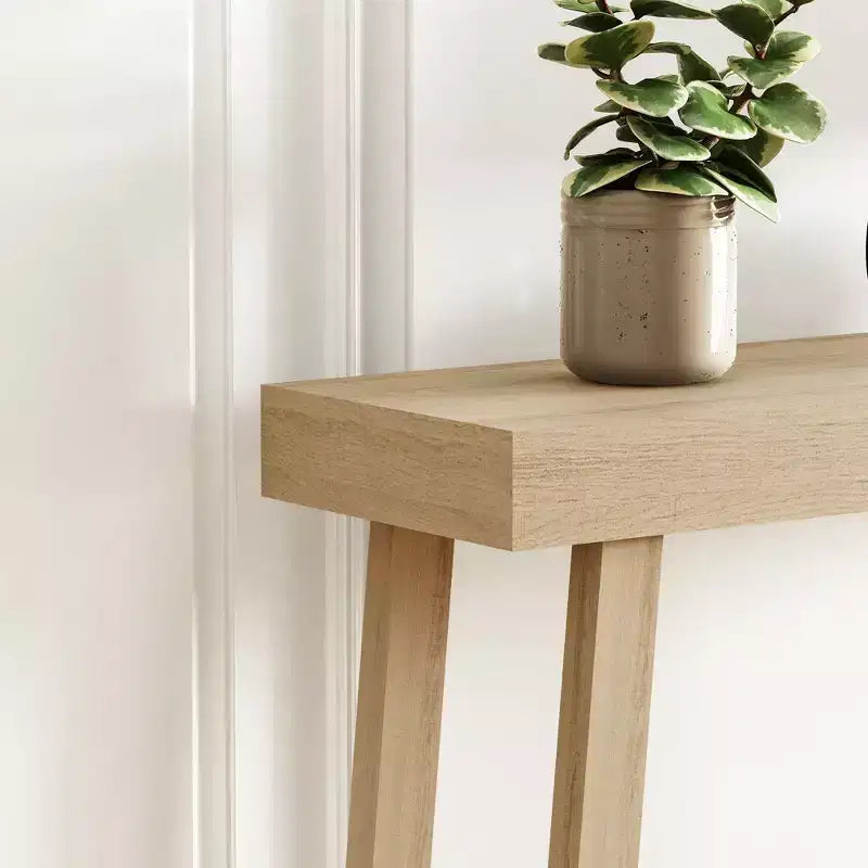 Consolle Amber Walnut & Oslo Oak con ripiano inferiore, 1 pezzo
