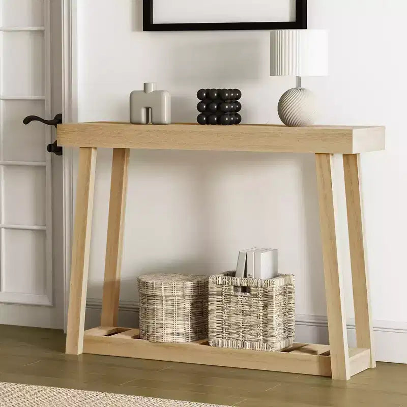 Consolle Amber Walnut & Oslo Oak con ripiano inferiore, 1 pezzo