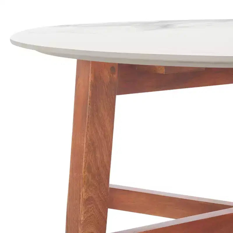 Tavolino rotondo Off-White per 1